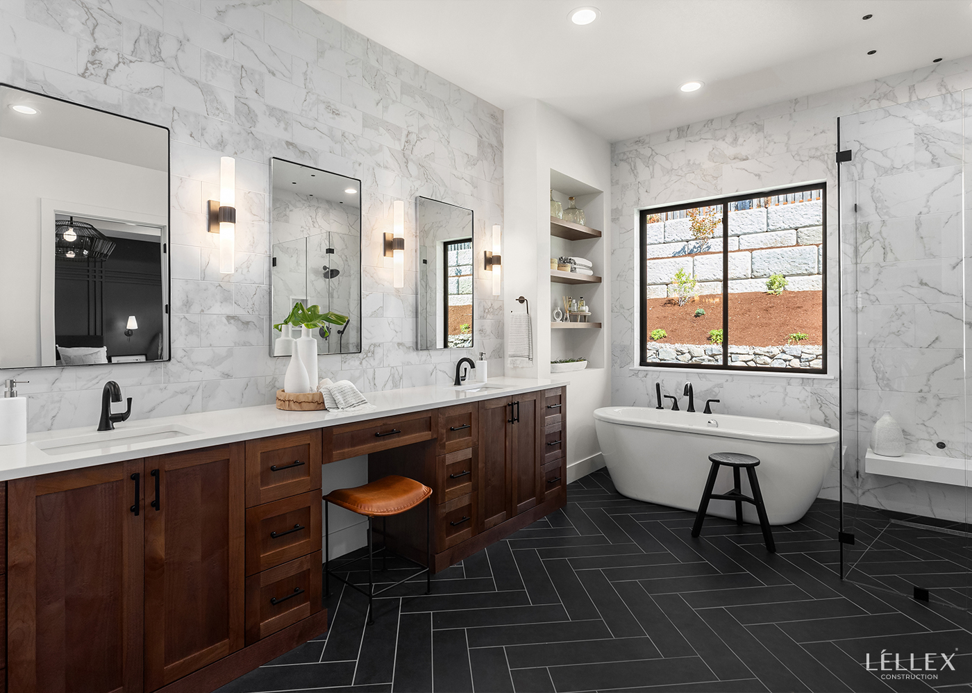 the bathroom is white and spacious
