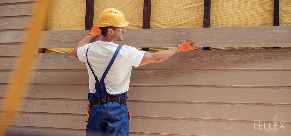 sheathes the siding of the house