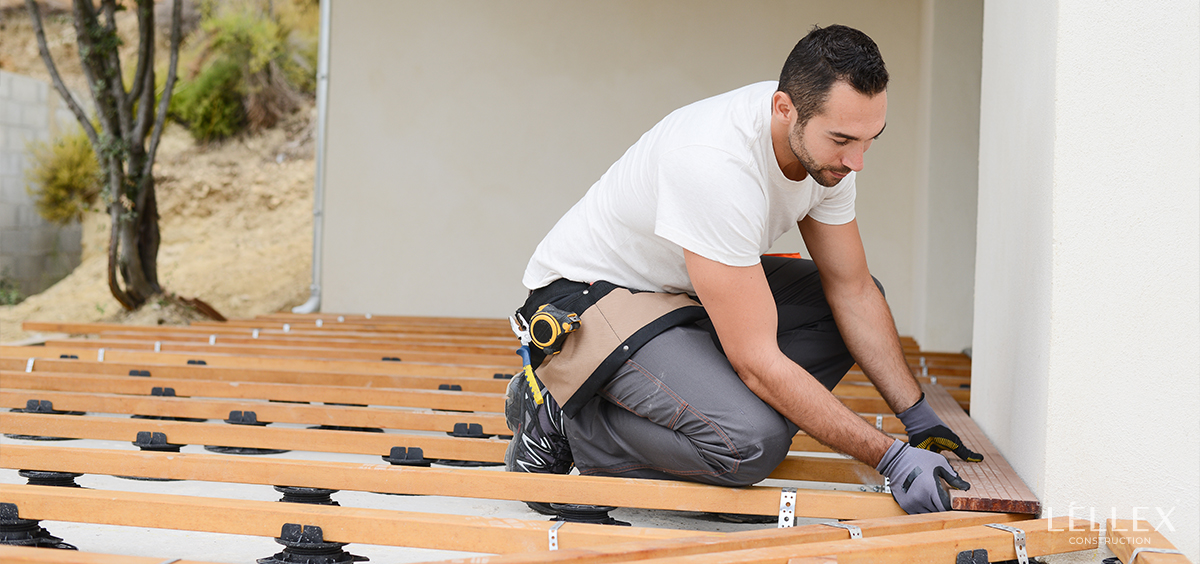 Professional deck installation